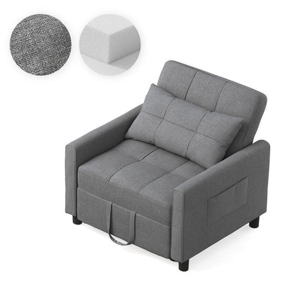 Canapé-lit convertible 3-en-1, canapé-lit escamotable, lit pliant convertible pour salon.