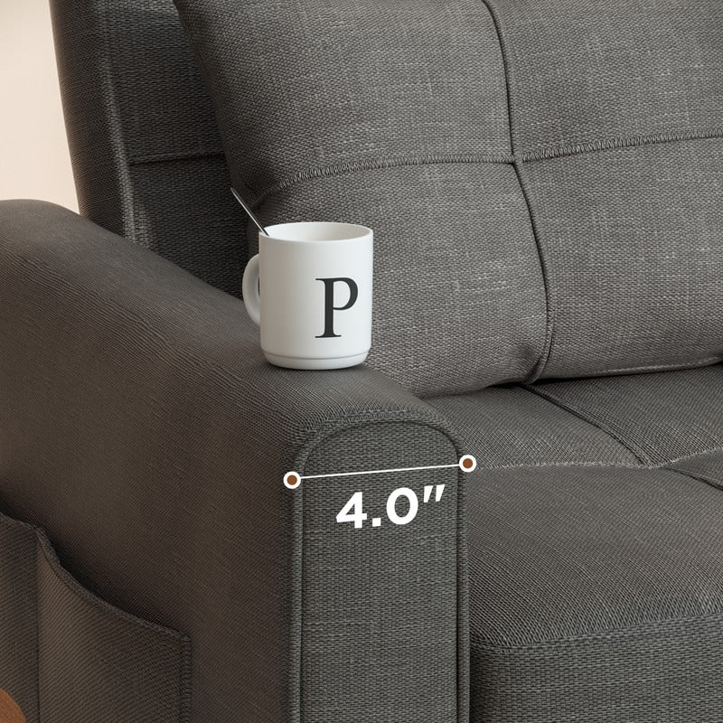 Canapé-lit convertible 3-en-1, canapé-lit escamotable, lit pliant convertible pour salon.