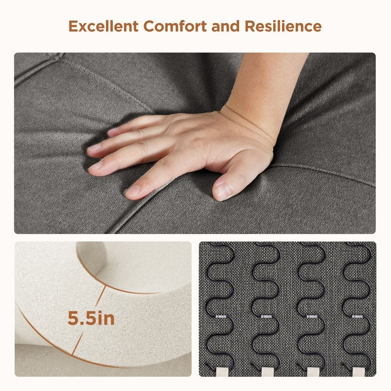 Canapé-lit convertible 3-en-1, canapé-lit escamotable, lit pliant convertible pour salon.