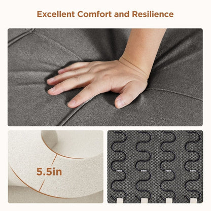 Canapé-lit convertible 3-en-1, canapé-lit escamotable, lit pliant convertible pour salon.