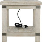 Table d'appoint Carynhurst - Blanc délavé gris
