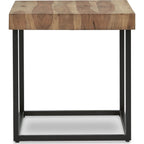 Table d'appoint Bellwick - Naturel/Noir