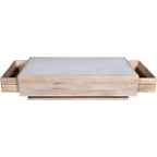 Table basse Avani - Marbre blanc