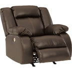 Fauteuil inclinable électrique à bascule Denoron - Chocolat