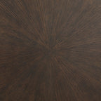 Table d'appoint Brazburn - Finition marron foncé/doré