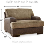 Chaise et demie Alesbury - Chocolat