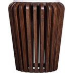 Table d'appoint Alisha - Marbre blanc/marron