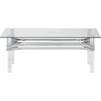 Table basse Braddoni - Finition chromée