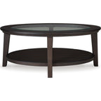 Table basse Celamar - Marron foncé