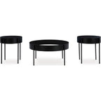 Lot de 3 tables Ardoline - Noir