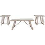 Tables Carynhurst (lot de 3) - Blanchi à la chaux