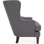 Fauteuil d'appoint Amanda - Rosetta Noir