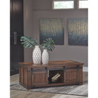 Table basse Budmore - Marron