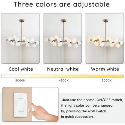 Luminaire linéaire à suspension Sputnik à 16 lumières, style moderne du milieu du siècle, en laiton doré, 40 po, avec globe en verre dépoli pour salle à manger