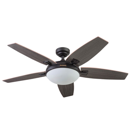 Ventilateur de plafond Honeywell Carmel 48 pouces avec éclairage intégré et télécommande