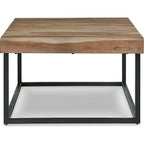 Table basse Bellwick - Naturel/Noir