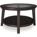Table basse Celamar - Marron foncé