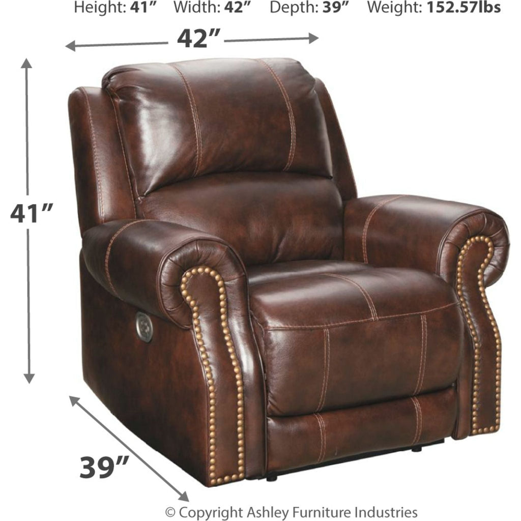 Fauteuil inclinable électrique Buncrana - Chocolat
