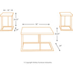 Tables Airdon (lot de 3) - Bronze