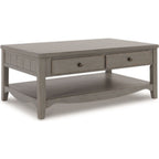 Table basse Charina - Gris antique