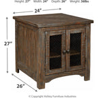 Table d'appoint Bleeker - Marron