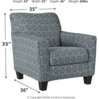 Fauteuil d'appoint Brinsmade - Minuit