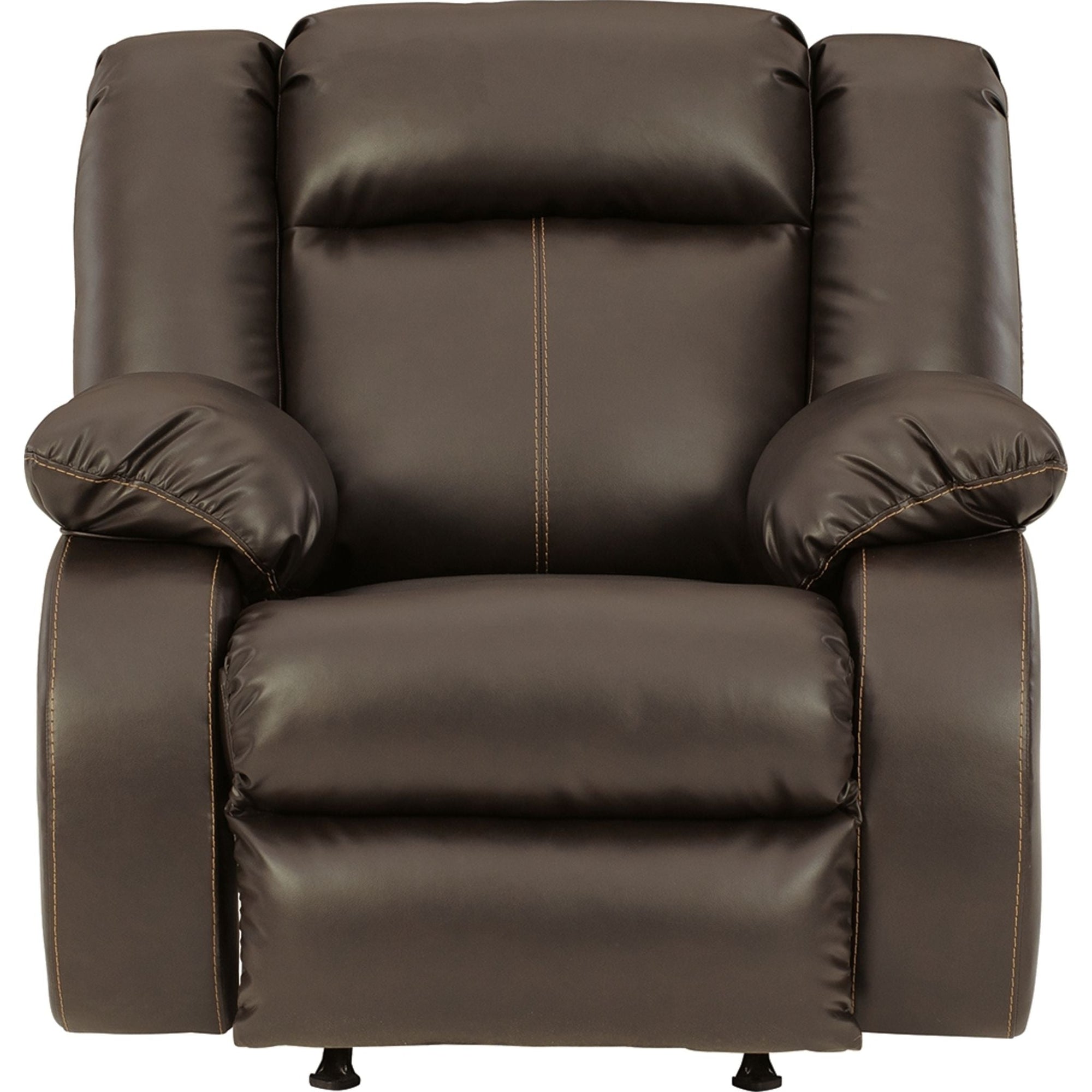 Fauteuil inclinable électrique à bascule Denoron - Chocolat