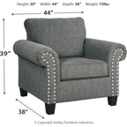 Chaise Agleno - Anthracite