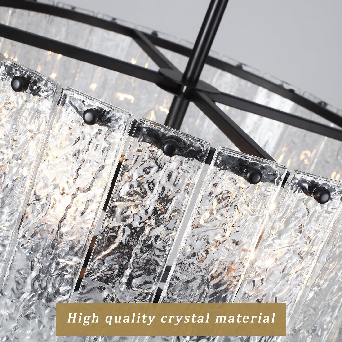 Luminaire suspendu moderne à 5 lumières en forme de tambour rond, luminaire semi-encastré classique, luminaire suspendu pour îlot de cuisine et salle à manger