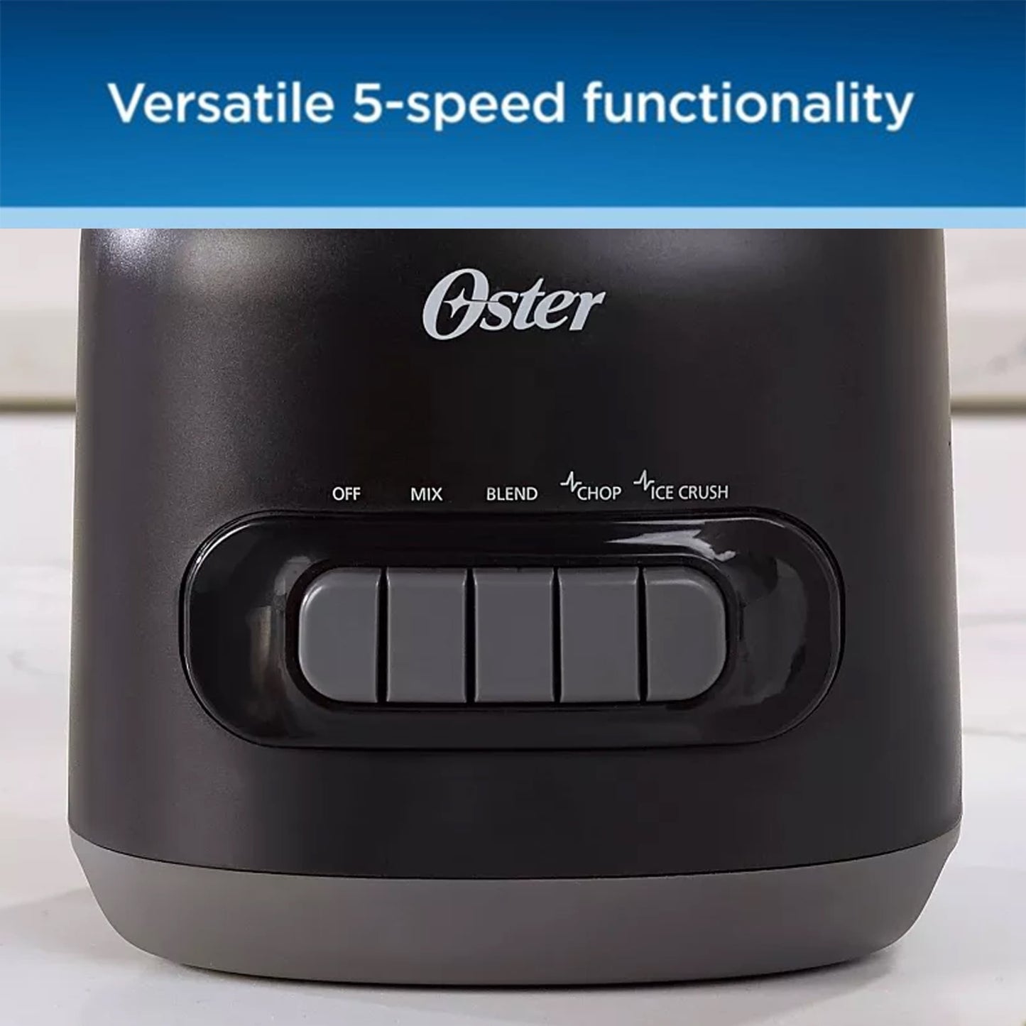 Mixeur 5 vitesses, 6 tasses, 700 watts, bocal en plastique - 6 tasses