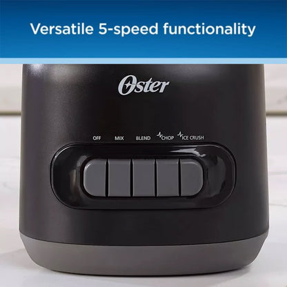 Mixeur 5 vitesses, 6 tasses, 700 watts, bocal en plastique - 6 tasses