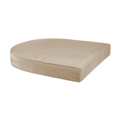 Ensemble de salle à manger en osier blanc en résine, 5 pièces