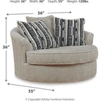 Chaise pivotante Calnita - Sisal