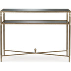 Table basse Cloverty - Finition or vieilli