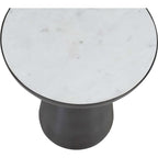Table d'appoint Circularity - Blanc et bronze