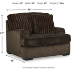 Chaise surdimensionnée Aylesworth - Chocolat