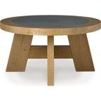 Table basse Brinstead - Marron clair