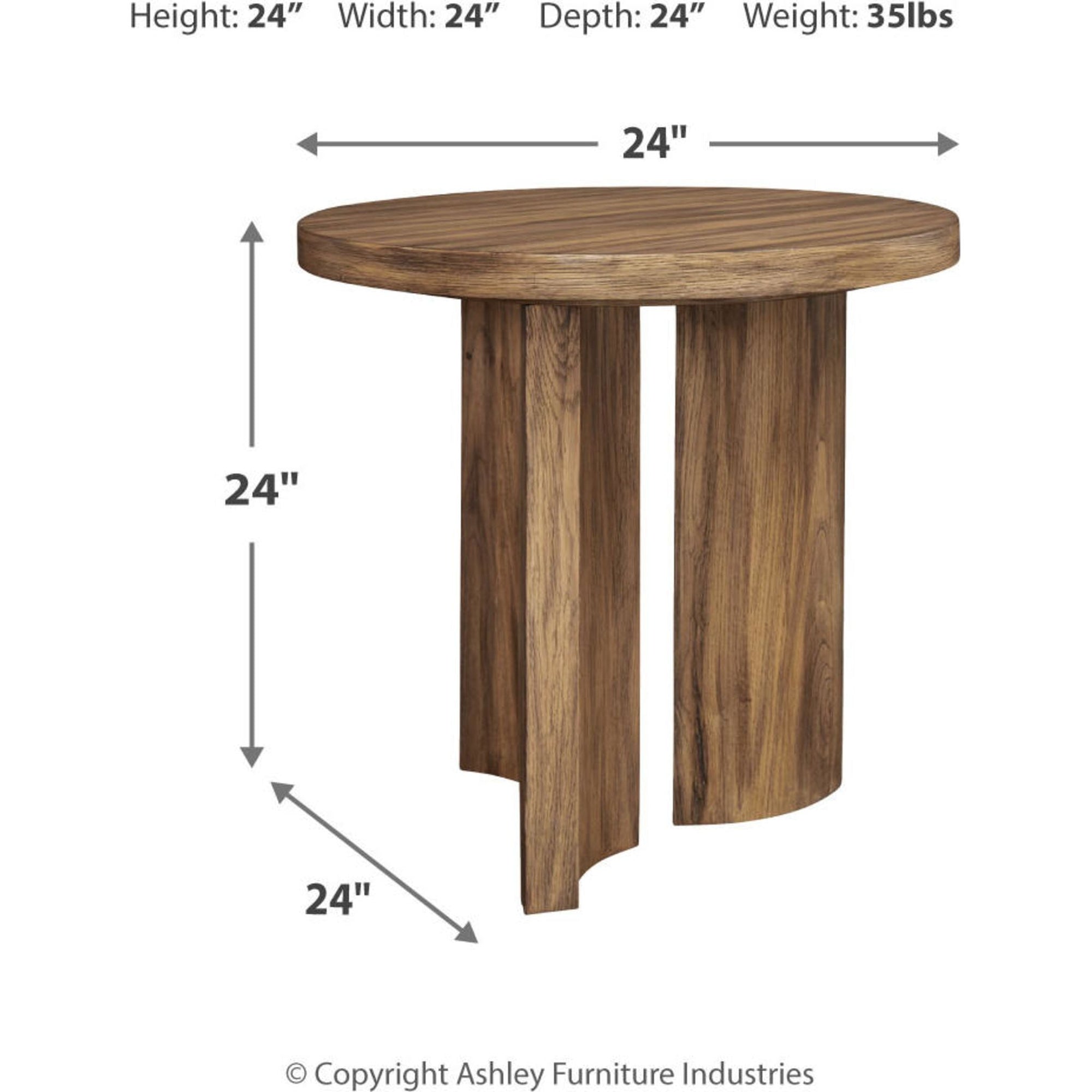 Table d'appoint Austanny - Brun chaud