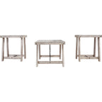 Tables Carynhurst (lot de 3) - Blanchi à la chaux