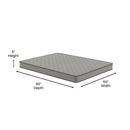 Matelas hybride à ressorts ensachés à revêtement semi-ferme