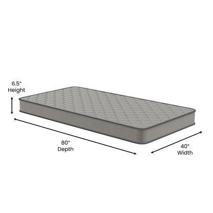 Matelas hybride à ressorts ensachés à revêtement semi-ferme