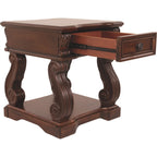 Table d'appoint Alymere - Brun rustique