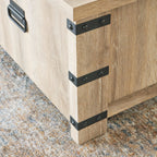 Table basse rectangulaire relevable Calaboro - Marron clair