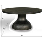 Table basse Bosley - Grain de café