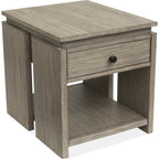 Table d'appoint Conrad - Gris Stone Harbour
