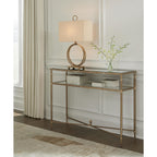 Table basse Cloverty - Finition or vieilli