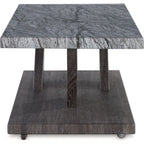 Lot de 3 tables Bensonale - Marron/Gris