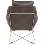 Fauteuil d'appoint Crosshaven - Gris foncé