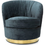 Chaise pivotante Allison - Capri Blueberry