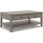 Table basse Charina - Gris antique
